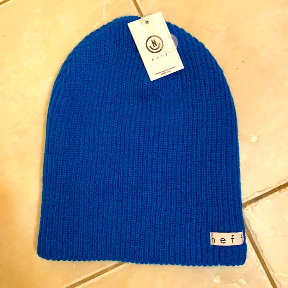 NWT Unisex Blue Neff Beanie